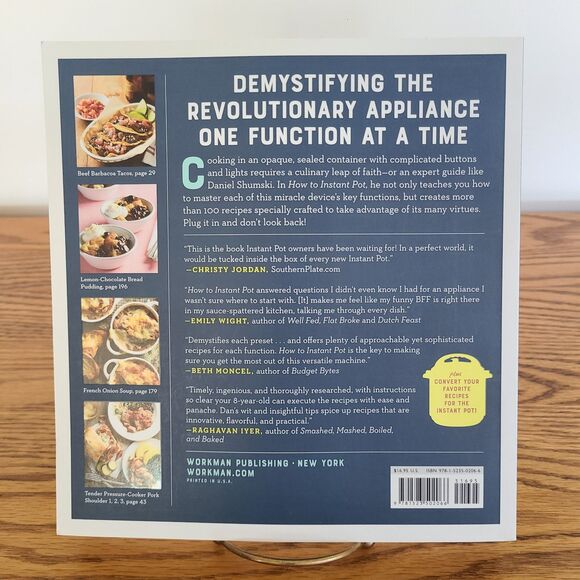 NEW Cookbook How to Instant Pot: Mastering All the Functions of the One Pot - Picture 2 of 9